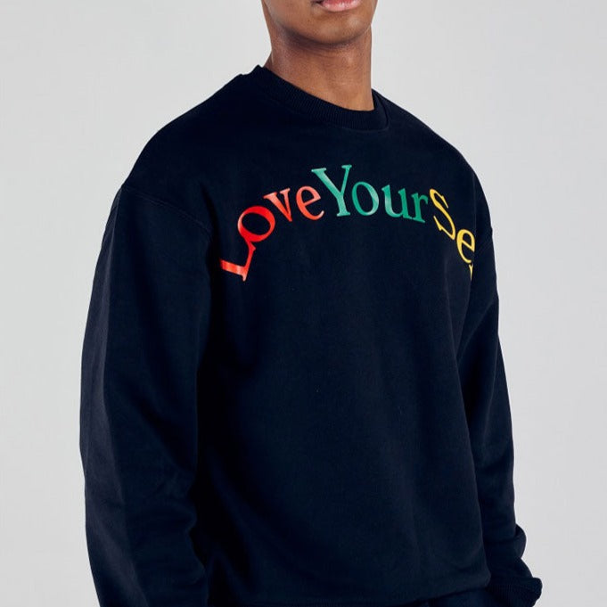 LoveYourSelf RGY Black Sweatshirt